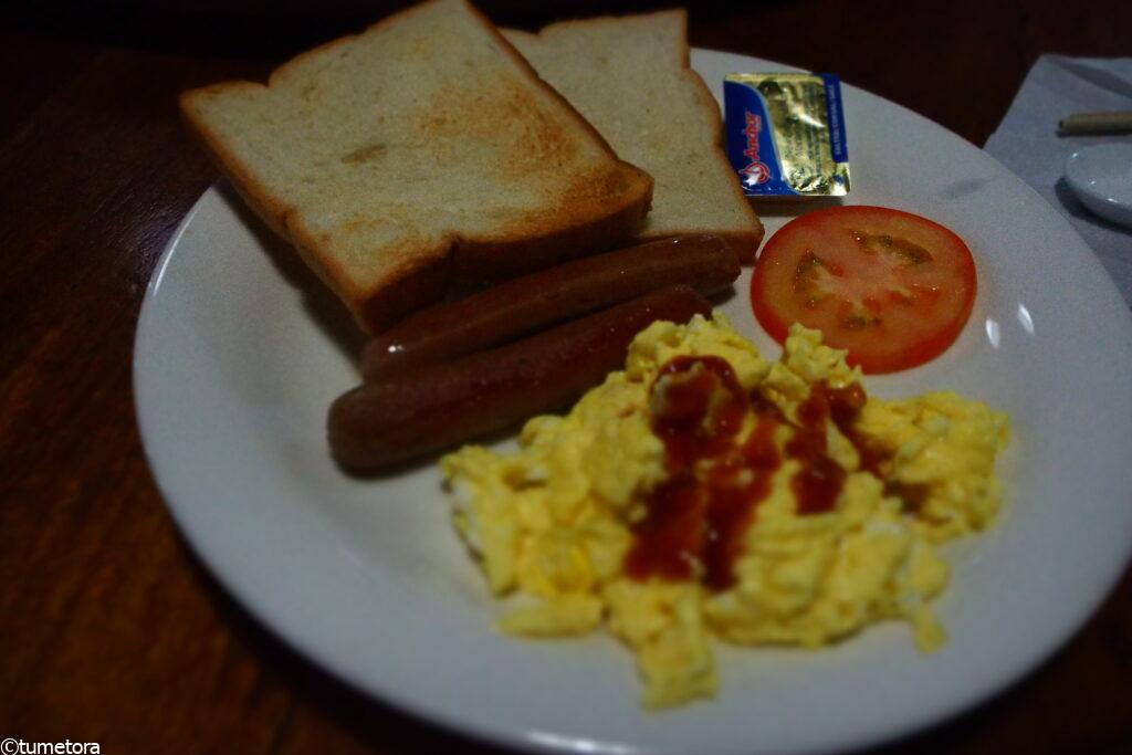 トーストセット(スクランブル)