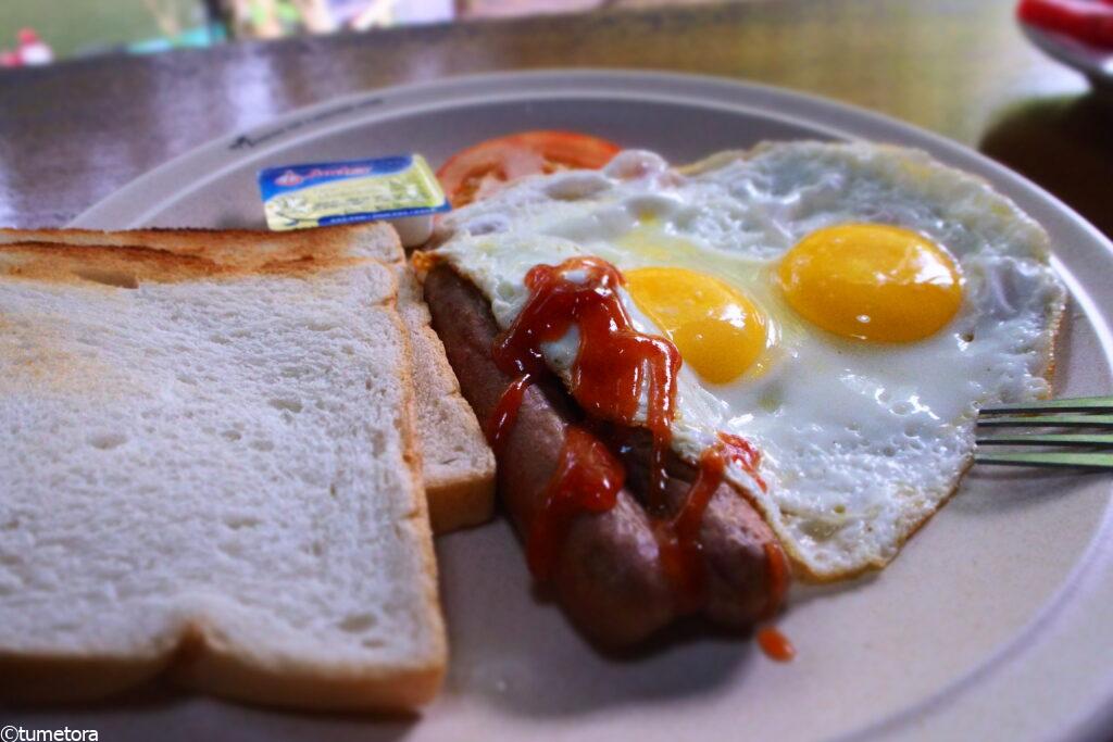 トーストセット(目玉焼き)