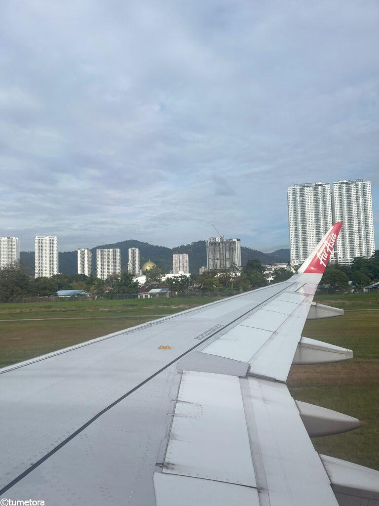 コタキナバル空港到着