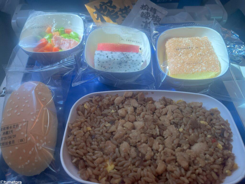 オランダ行き機内食1回目