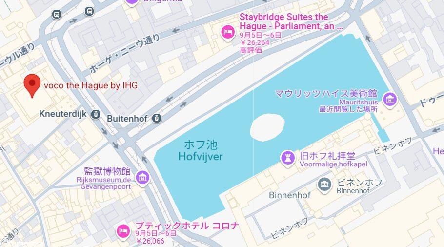 ホテルの立地