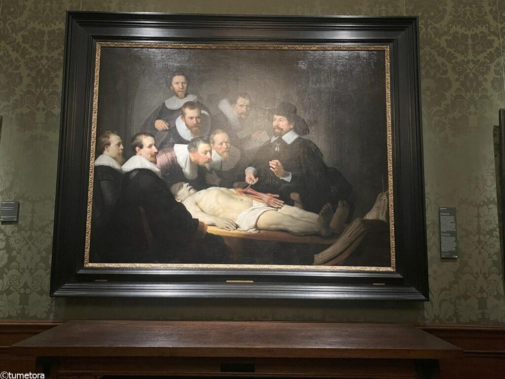 レンブラント「テュルプ博士の解剖学講義」