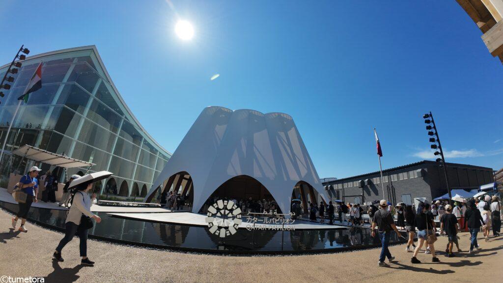 関西万博EXPO2025：カタールパビリオンの外観