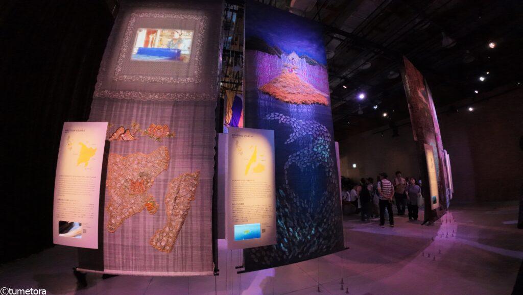 関西万博EXPO2025：フィリピンパビリオンのタペストリー