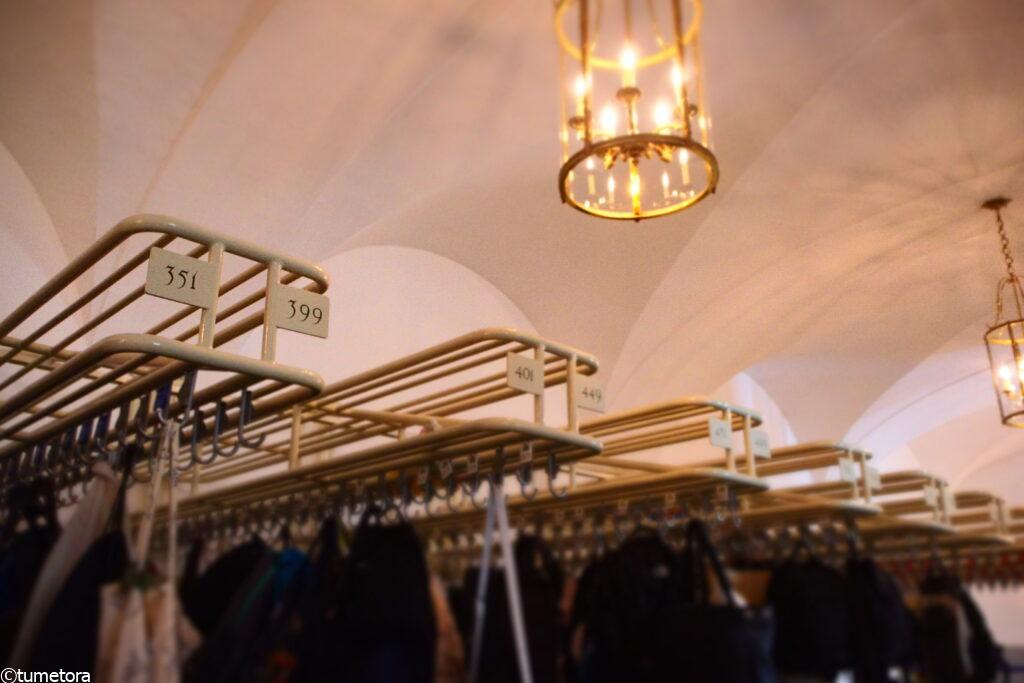 アムステルダム王宮のクローク