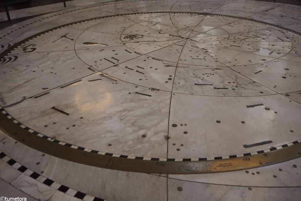 アムステルダム王宮の床に描かれている星座