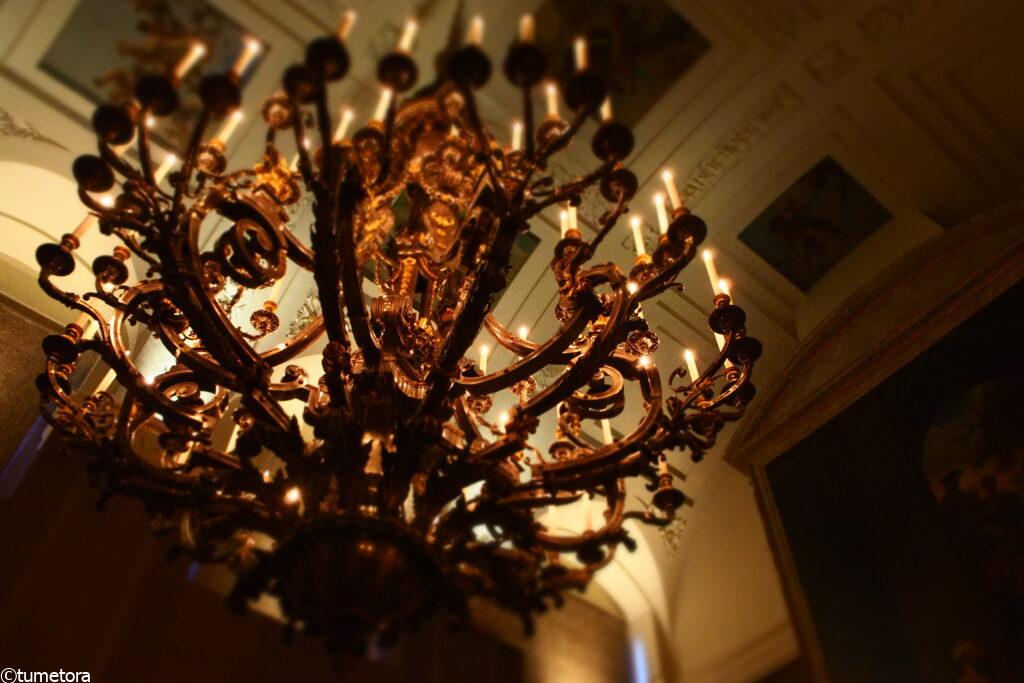 アムステルダム王宮のシャンデリア