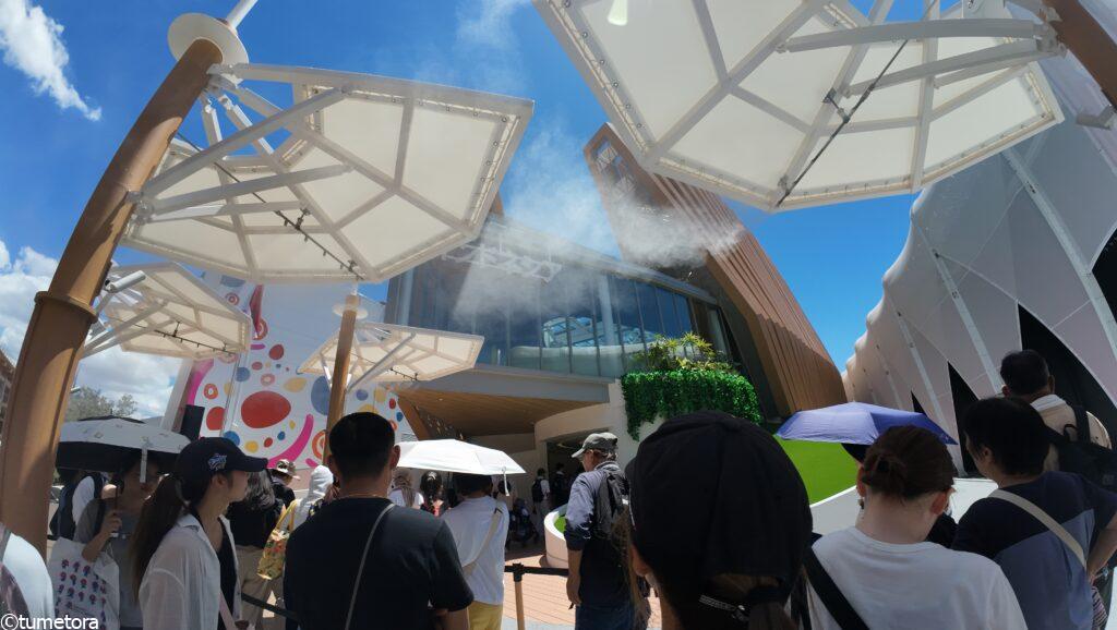 大阪・関西万博EXPO2025インドネシアパビリオン・待ち列
