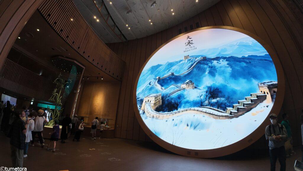 大阪・関西万博EXPO2025:中国パビリオン・内装巨大画面