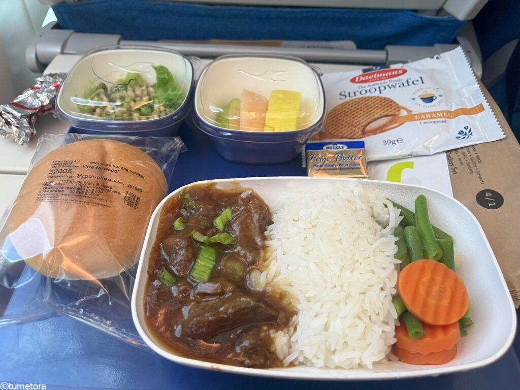 廈門航空の機内食