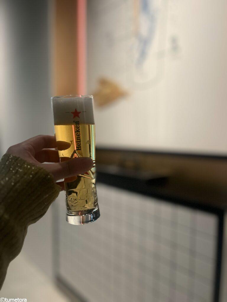 ハイネケンエクスペリエンスでもらえるビール