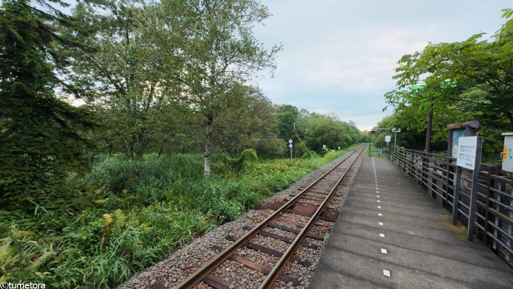 釧路湿原駅の様子