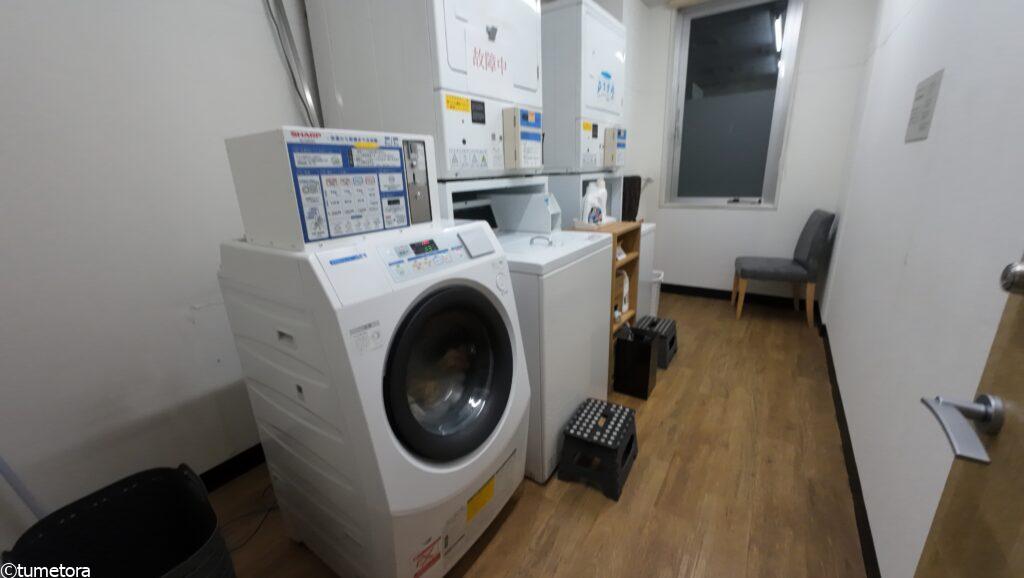スーパーホテル釧路・黒金のコインランドリー1