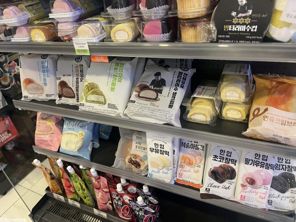 ホテル スカイパーク キングスタウンの直結コンビニの品揃え2