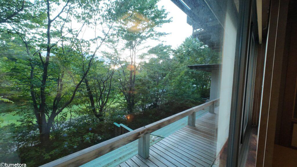 翠山亭の【禁煙】デラックスツイン(38平米)の眺め2