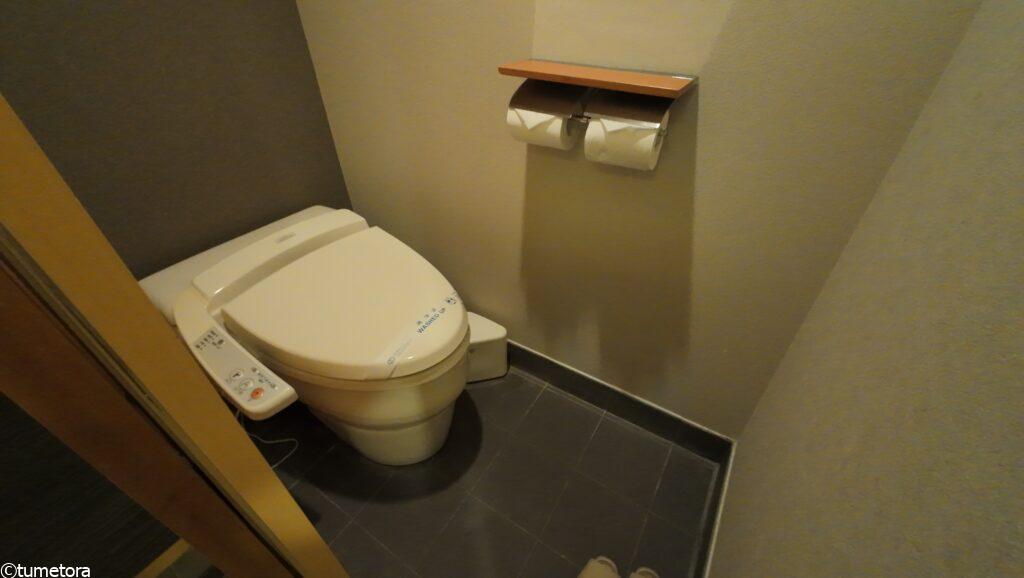 翠山亭の【禁煙】デラックスツイン（38平米）のトイレ