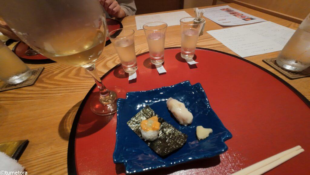 食事処「苔庵」の1.2品目