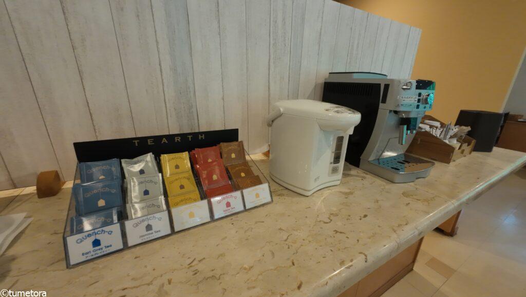 休暇村支笏湖のバードラウンジソフトドリンク2