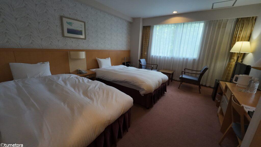 休暇村支笏湖の洋室