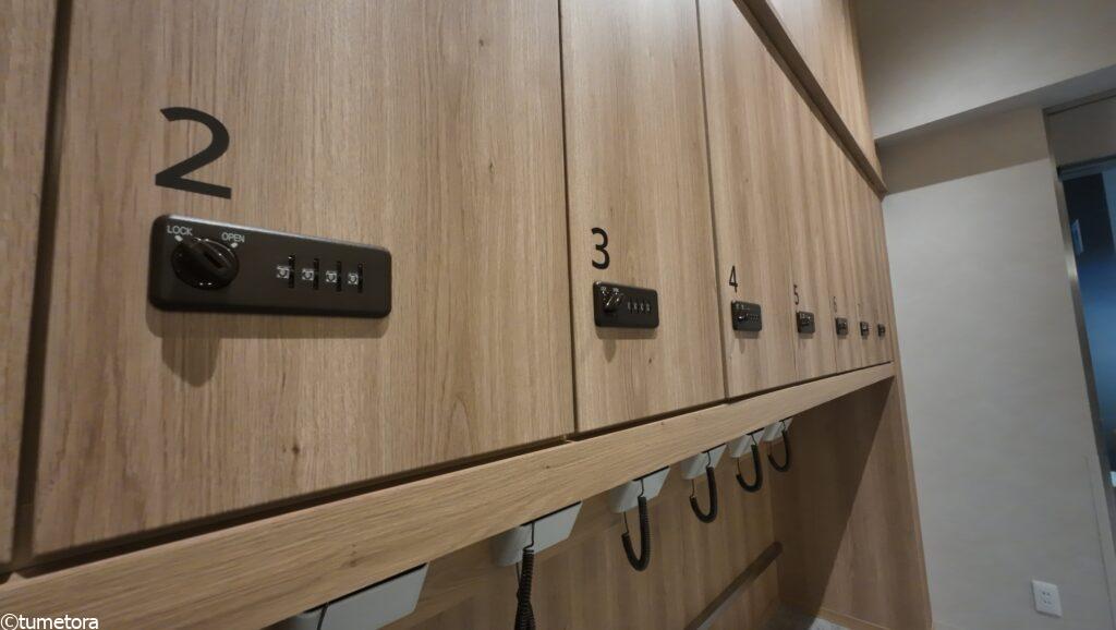 番号式ロッカー