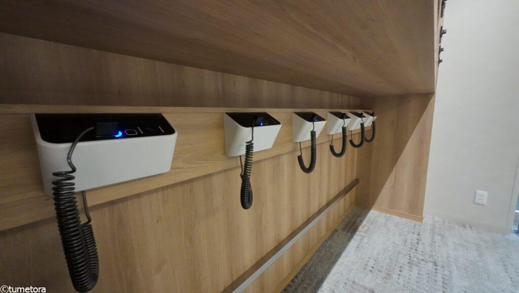 スーツケース用スペース