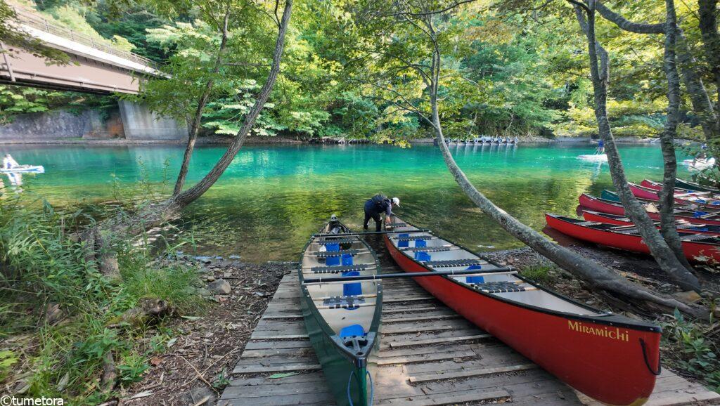 支笏湖カヌー