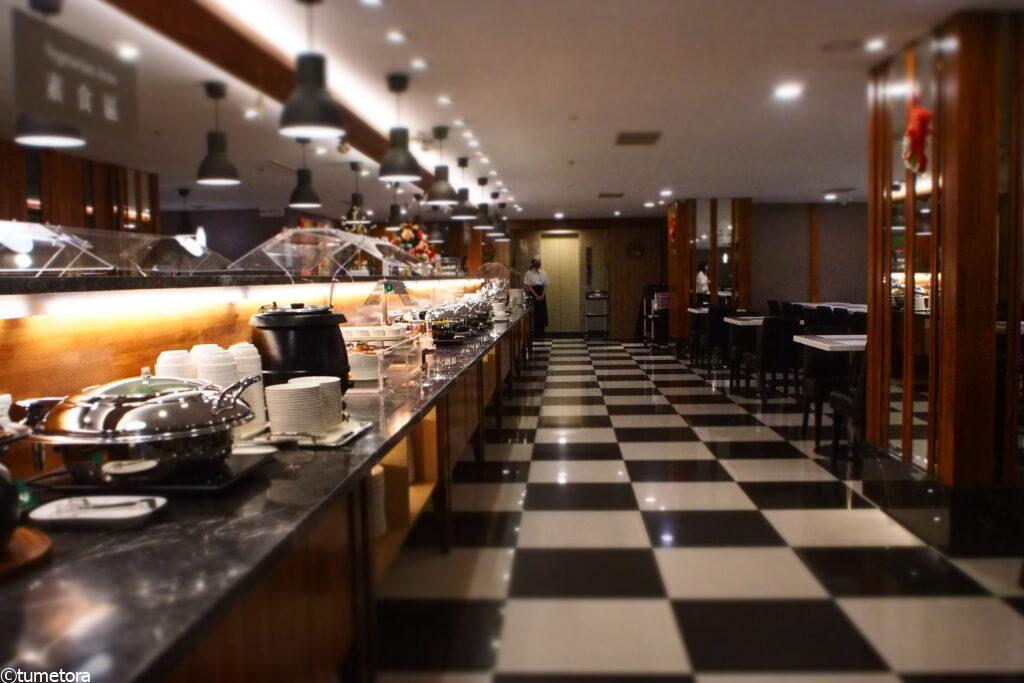 カインドネスホテルの朝食会場